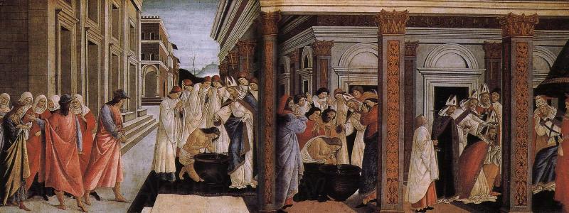 Sandro Botticelli Nobilo early St. Maas Spain oil painting art